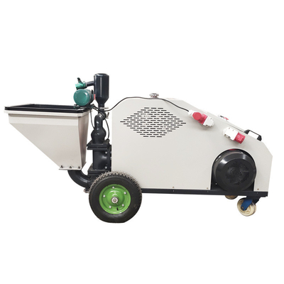 Spruzzatore per lo smalto di cemento modulare per la casa a motore da 4 kW con pompaggio di stucco