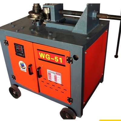 WG76 Bender per tubi di barre di acciaio a forma primaria con precisione di piegatura a 90 gradi e tubi