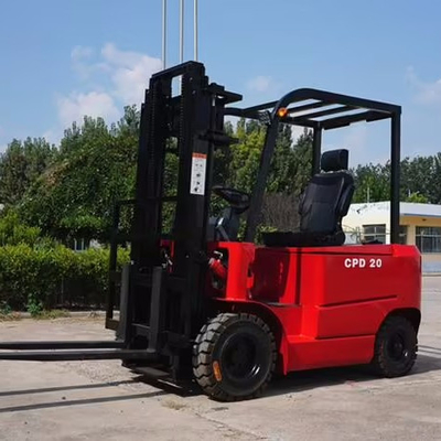 Mini carrello elettrico portatile da 3 tonnellate con batterie da 60 V a 3 ruote e motore alternativo