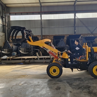 Caricatore front-end Vendita diretta Mini caricatore a ruote trattore per negozi di materiali da costruzione