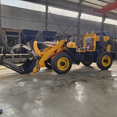 Miniera energetica caricatore leggero da 800 kg caricatore a ruote compatto con dimensioni da 2800 x 1000 x 1400 mm