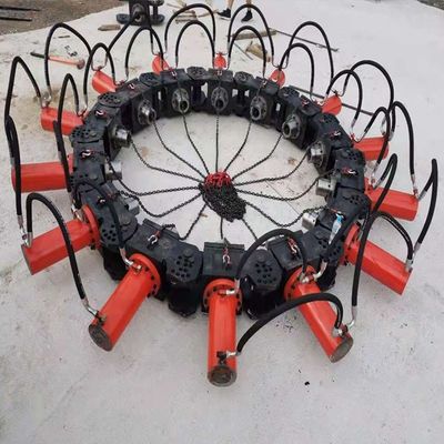 1470 kg Alta efficienza di rottura di pile Tagliatore rotondo di teste di pile di cemento per la costruzione