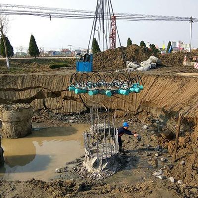 Potente rotolo idraulico per la frantumazione del calcestruzzo per escavatori da 10 tonnellate e adatto