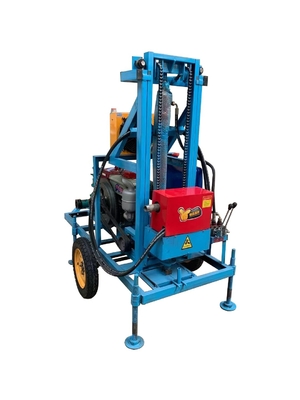 Mini portabile per la perforazione di pozzi d'acqua 550 KG Piccola macchina per la perforazione di rocce per Max.180 m