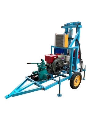 Mini portabile per la perforazione di pozzi d'acqua 550 KG Piccola macchina per la perforazione di rocce per Max.180 m