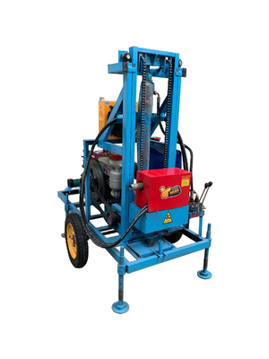Mini portabile per la perforazione di pozzi d'acqua 550 KG Piccola macchina per la perforazione di rocce per Max.180 m