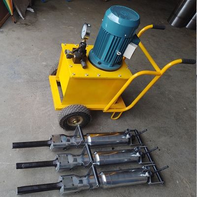 Impianto manifatturiero Completa cava idraulica utilizzando potente macchina di rottura della roccia mineraria