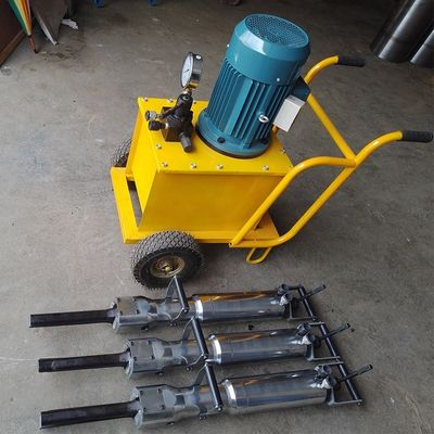 200 kg di peso motore diesel Splitter idraulico per la separazione liscia e veloce della roccia
