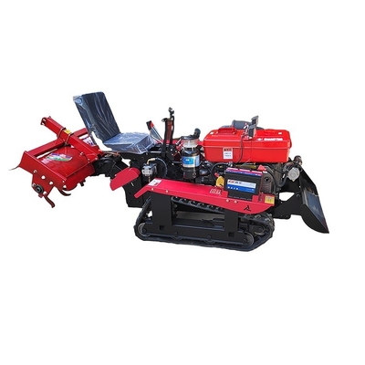 Macchinari agricoli Tiller di crawler Trattore rotativo per prato con motore diesel