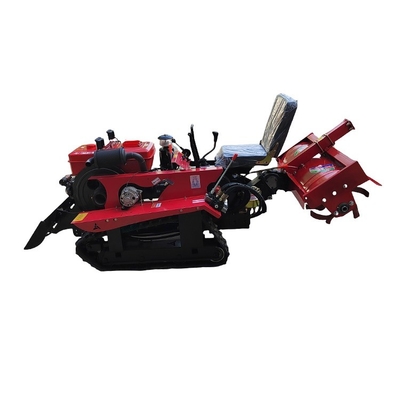 Macchinari agricoli Tiller di crawler Trattore rotativo per prato con motore diesel