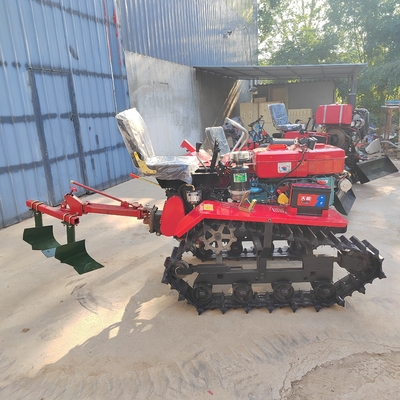 Macchinari agricoli Tiller di crawler Trattore rotativo per prato con motore diesel