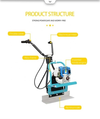 Vibrating Concrete Power Screed con serbatoio di carburante da 3,6 litri e pompa idraulica personalizzata