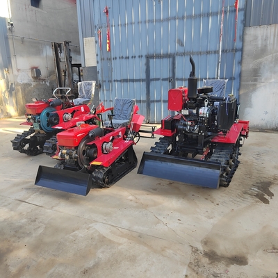 Potente Tiller agricola Tiller rotativo con sedile di tipo Crawler-Crawler Diesel 25HP 35HP