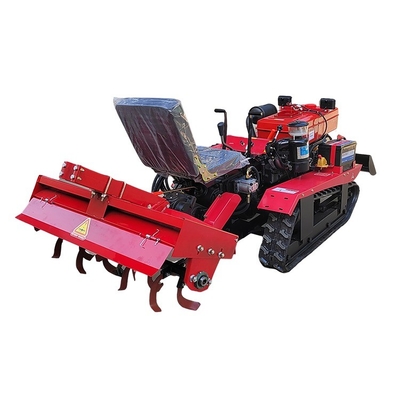 Ride-On Model Mini Land Cultivation Machine con motore diesel e Tiller rotativo posteriore