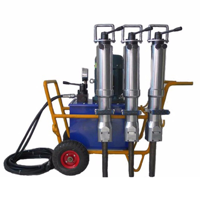 500-750 mm profondità di perforazione 2024 Splitter idraulico di roccia per fabbricazione impianto e vendita