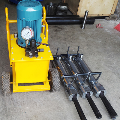 200 kg Splitter idraulico per la rottura di roccia per una profondità di perforazione accurata di 500-750 mm