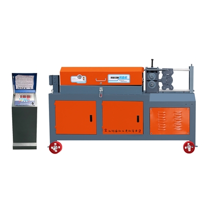 Macchina per raddrizzare e tagliare barre di acciaio CNC da 4-12 mm con sistema di controllo automatico