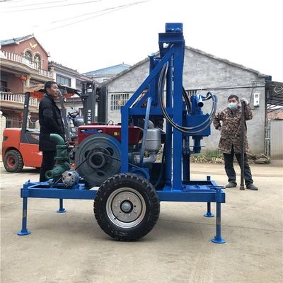 Macchina di perforazione di pozzi idrici portatile diesel per Spt per l'estrazione dell'oro