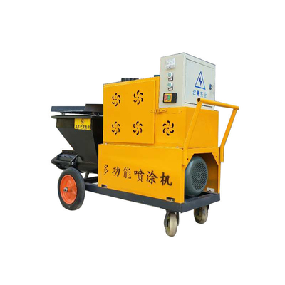 Spruzzatore per lo smalto di cemento modulare per la casa a motore da 4 kW con pompaggio di stucco