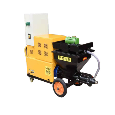 Macchina di spruzzatura di cemento e malta di tipo diesel da 4 kW a motore per intonaco 1.52*0.68*0.95