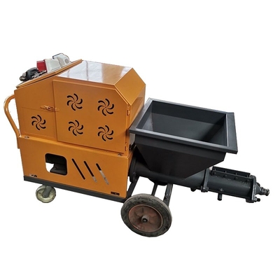 Macchina di spruzzatura di cemento e malta di tipo diesel da 4 kW a motore per intonaco 1.52*0.68*0.95