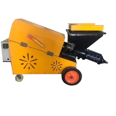 Macchina di spruzzatura di cemento e malta di tipo diesel da 4 kW a motore per intonaco 1.52*0.68*0.95