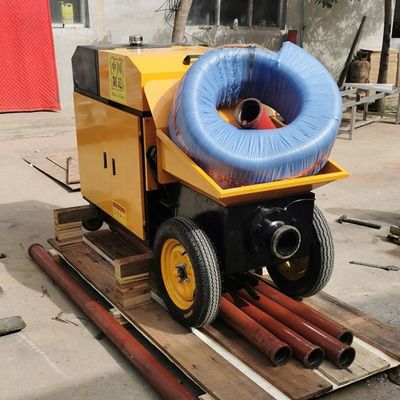 Mini pompa diesel a colonna di struttura secondaria cinese Pompa per calcestruzzo con produttività 8M3/h