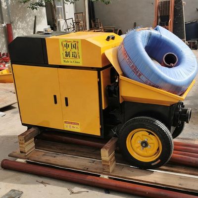 Mini pompa diesel a colonna di struttura secondaria cinese Pompa per calcestruzzo con produttività 8M3/h