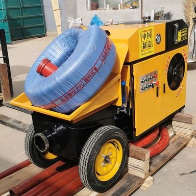 Mini pompa diesel a colonna di struttura secondaria cinese Pompa per calcestruzzo con produttività 8M3/h