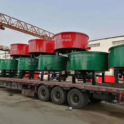 7.0 mm Spessore del tamburo Verticalstand Pan Concrete Mixer per progetti richiesti dal cliente