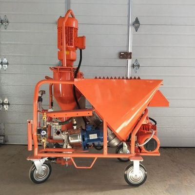 20m Pipe Wall Cement Spray Plaster Pump Mortar Spray Machine Alta efficienza operativa
