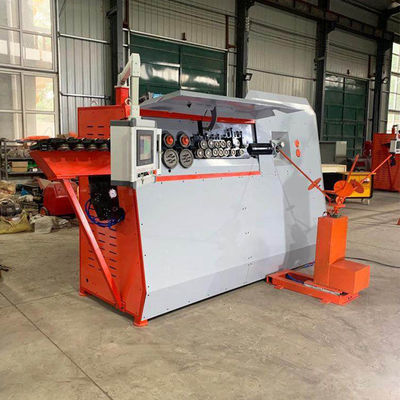 2kW Potenza del motore In acciaio inossidabile Ferro Bar Bender Cutter Cnc 2d Wire Stirrup Bending Machine