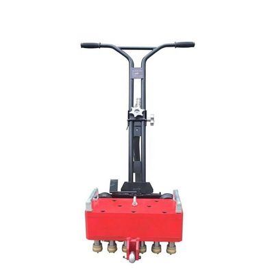 Macchina di scarico pneumatica leggera a 7 teste per pavimentazione in calcestruzzo Larghezza di scalpello 240 mm