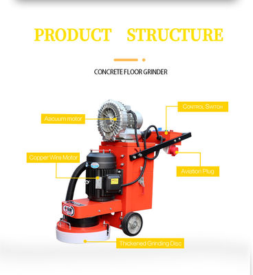 Macchina di lucidatura a disco singolo planetario per la rettifica del pavimento