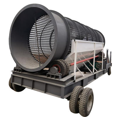 1800 KG Vibrating Sand Screening Soil Screening Machine per applicazioni sui campi di battaglia