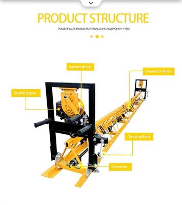 Concreto per tralicci vibratori a vite con peso di 168 kg e velocità massima fino a 3600 giri al minuto