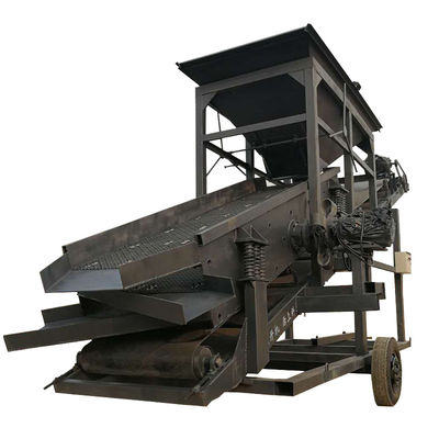 1800 KG Macchine per la frantumazione e lo screening della sabbia a tre strati a vibrazione