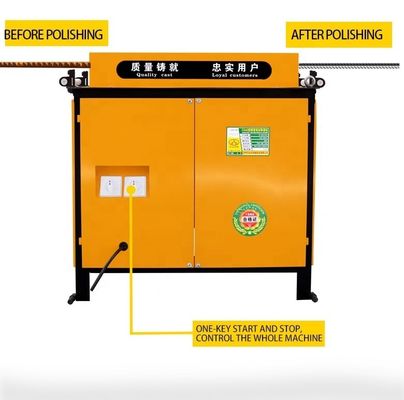 Macchina per la rimozione e la verniciatura della ruggine da rebar per il processo di pulizia di tubi di acciaio fisici