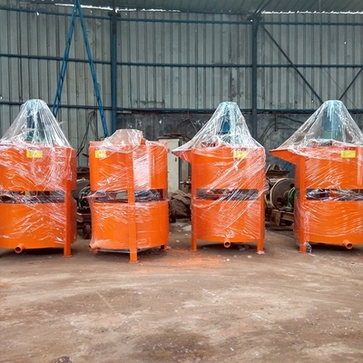 Serbatoio di miscelazione a doppio strato di malta 200 l Miscelatore secondario elettrico a porta piatta di grande capacità