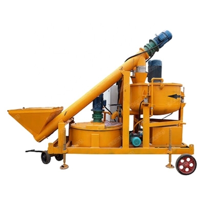 Gessatura Get Gipsum Gessure in polvere macchina diesel pompa mobile per calcestruzzo con miscelatore 2500 kg