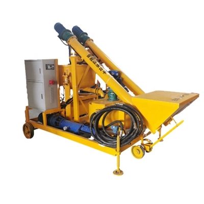 Gessatura Get Gipsum Gessure in polvere macchina diesel pompa mobile per calcestruzzo con miscelatore 2500 kg