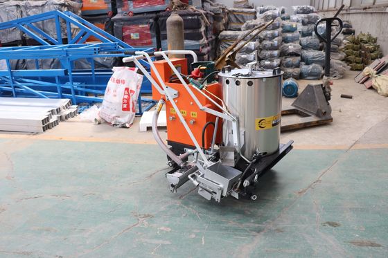 Macchina di marcatura stradale a mano per rivestimento termoplastico ad alta efficienza operativa