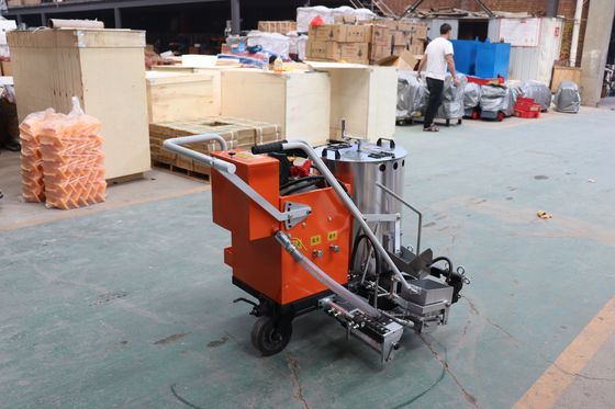 Macchina di marcatura stradale a vernice per la sicurezza del traffico a mano con spessore di linea di 1-2 mm