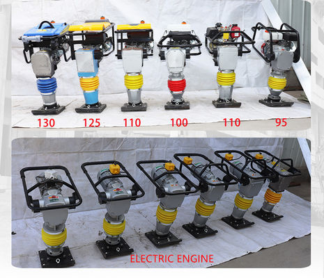 Compattatore a impatto monofase 220V per un riempimento liscio del letto stradale
