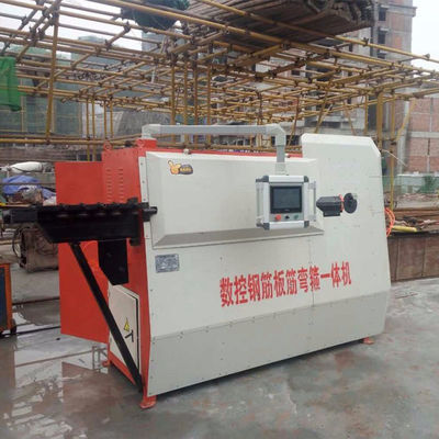 Potenza del motore kW 2 CNC Completamente automatico 4mm-16mm Acciaio Bar Hoop Machine Rod Bending Machine