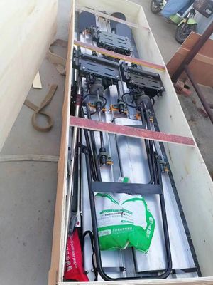 1.2kw Cemento Push-pull Lineare di vibrazione del pavimento lisciante con pompa idraulica personalizzata