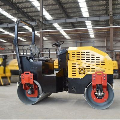 Tandem Vibratory Drive 500kg Mini Ride On Road Roller Compactor per la costruzione stradale