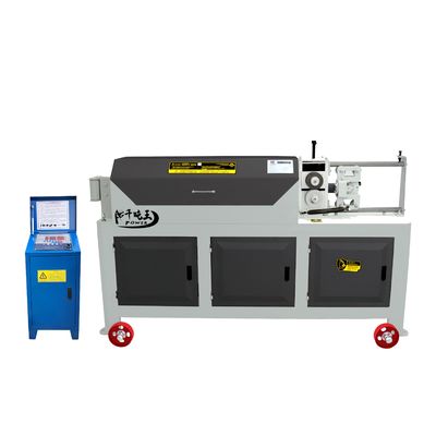7.5-16kw Motor Power Steel Wire Straightener and Cutter Machine con colore giallo