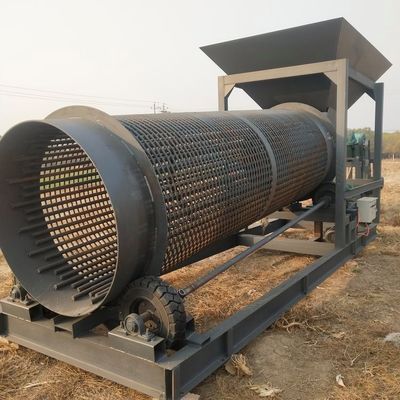 Voltage 380 Vibrating Sand Screen Sieve Machine per il peso di schermo a tamburo su piccola scala