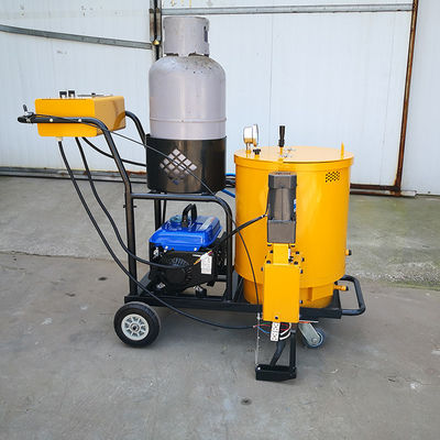 550 kg Macchina per sigillare le crepe del pavimento di asfalto per esigenze di manutenzione stradale durevoli